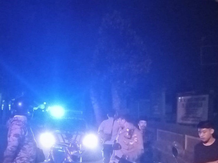 Patroli Polsek Labuapi Bubarkan Balap Lari Liar, Amankan 3 Sepeda Motor