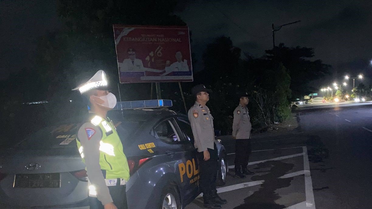 Polsek Kediri Jaga Malam, Patroli Bypass BIL I & II, Tekan 3C dan Balap Liar