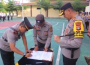 Kapolres Lombok Utara Pimpin Sertijab Kabag SDM