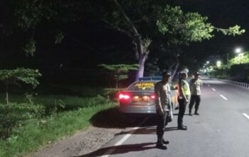 Patroli Blue Light Polsek Kediri Jaga Keamanan dan Kenyamanan Warga