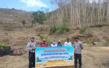 Upaya Polsek Lembar Cegah 3C dan Karhutla di Lombok Barat