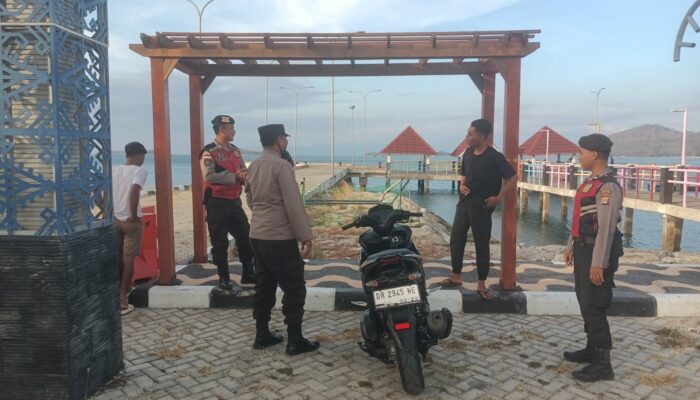 Patroli Rutin Polsek Sekotong: Menjaga Keamanan Wisata di Lombok Barat