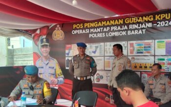 Persiapan Pilkada 2024: Pengecekan Personel KPU oleh Polres Lombok Barat