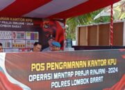 Kesiapsiagaan Polres Lombok Barat Dalam Amankan Pemilu 2024