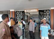 Polsek Kawasan Pelabuhan Laut Bima Amankan Embarkasi dan Debarkasi Kapal KM. BINAIYA di Pelabuhan Bima