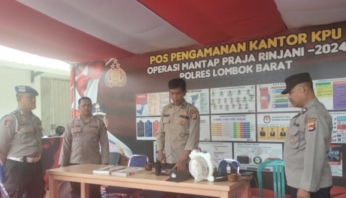 Pengecekan Rutin Personil Polres Lombok Barat Sambut Pilkada 2024