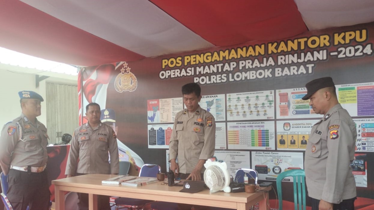 Cek Personil Pengamanan, Polres Lombok Barat Jaga Netralitas dan Kesiapsiagaan Pilkada 2024