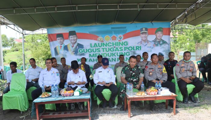 Polres Dompu Launching Gugus Tugas Polri Mendukung Ketahanan Pangan