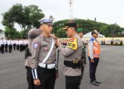 Polres Loteng Laksanakan Apel Gelar Pasukan Operasi Lilin Rinjani 2024.