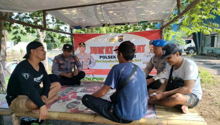 Curhat Warga Eyat Mayang Didengar Polisi di Jumat Curhat Polsek Lembar