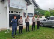 Sat Samapta Polres Sumbawa Barat Laksanakan Pengamanan di Kantor KPU Sumbawa Barat