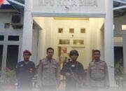 Menuju Tabulasi Tingkat Kota, Polres Bima Kota Perketat Pengamanan di Kantor KPU