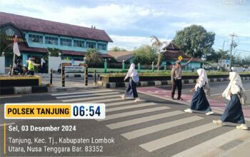 Kapolsek Tanjung: Prioritaskan Keselamatan Anak Sekolah dengan Layanan Strong Point