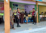 Jamin Rasa Aman, Unit Patroli Sat Samapta Polres Sumbawa Barat Sasar Pusat Perbelanjaan Pasar Tana Mira