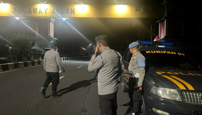 Gelar Patroli Gabungan Dini Hari, Polsek Kuripan Amankan Bypass BIL