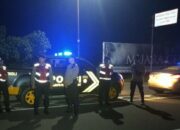 Malam di Bypass BIL Lebih Terang, Polres Lombok Barat Gencar Patroli Blue Light