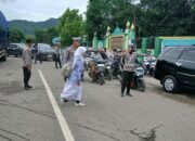 Polsek Rasanae Barat Laksanakan Giat Rawan Pagi di Depan MTsN 1 Padolo Kota Bima
