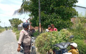 Bhabinkamtibmas Merembu Dukung Ketahanan Pangan, Warga Semangat!