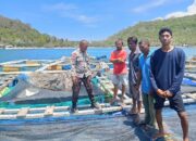 Polsek Sekotong Dukung Budidaya Ikan di Gili Gede