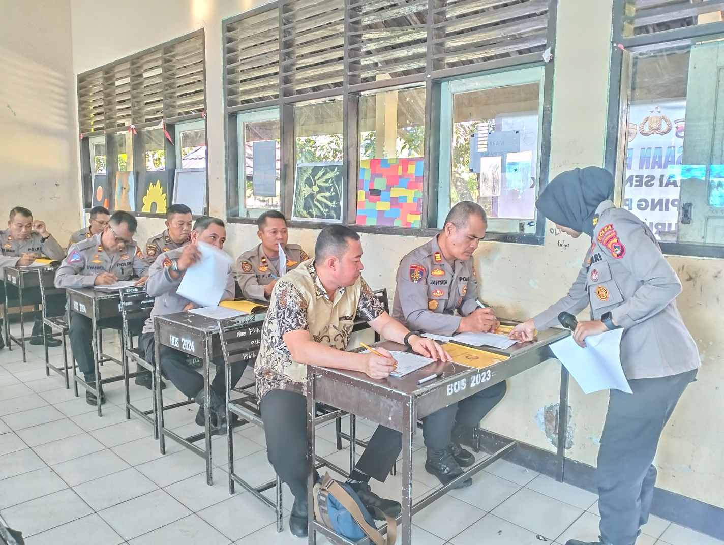 Polres Lombok Barat Gelar Pemeriksaan Psikologi untuk Senpi Organik dan Pemetaan Perwira