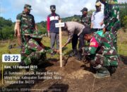 Polsek Ropang Ikut Serta dalam Kegiatan Penanaman Pohon untuk Penghijauan dan Ketahanan Pangan
