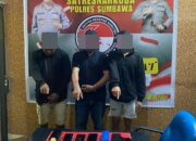 Tengah Pesta Sabu, Satresnarkoba Amankan 3 Orang Pria Di Kalimango Alas