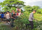 Sinergitas TNI-Polri dan Pemerintah Sumbawa Bersinergi Bersama Masyarakat dalam Gotong Royong Membersihkan TPU Gunung Setia