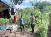 Bhabinkamtibmas Desa Daha Pantau Pengolahan Lahan Pertanian, Dukung Ketahanan Pangan Nasional