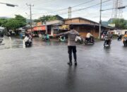 Polsek Pemenang Tingkatkan Keamanan Berlalu Lintas Melalui Strong Point