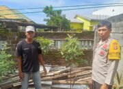 Bhabinkamtibmas Kelurahan Potu Pantau Lahan Pekarangan Klengkeng Warga
