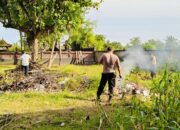 Polsek Tanjung Siap Sambut Lounching Program Ketahanan Pangan Lestari