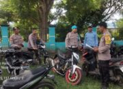 Meresahkan, Polsek Moyo Hulu Razia Kendaraan Knalpot Brong Di Sekolah