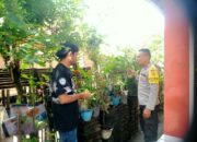 Bhabinkamtibmas Desa Woko Pantau Lahan Pertanian untuk Ketahanan Pangan Nasional