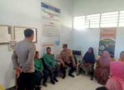 Bhabinkamtibmas Polsek Hu’u berikan pesan kamtibmas kepada pelajar SMPN 1 Hu’u