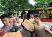 Polres Loteng Berikan Bansos dan Layanan Kesehatan bagi Warga Terdampak Banjir di Pujut.