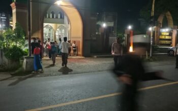 Masjid Prioritas di Labuapi Dijaga Ketat, Salat Tarawih Aman