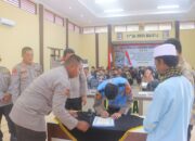 Polres Lombok Utara Gelar Penandatanganan Pakta Integritas Penerimaan Polri*