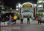 Polres Sumbawa Laksanakan Pengamanan Sholat Tarawih Demi Keamanan dan Kenyamanan Masyarakat