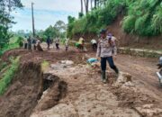 Longsor Terjang Paguyangan Brebes, Akses Jalan Kabupaten Lumpuh