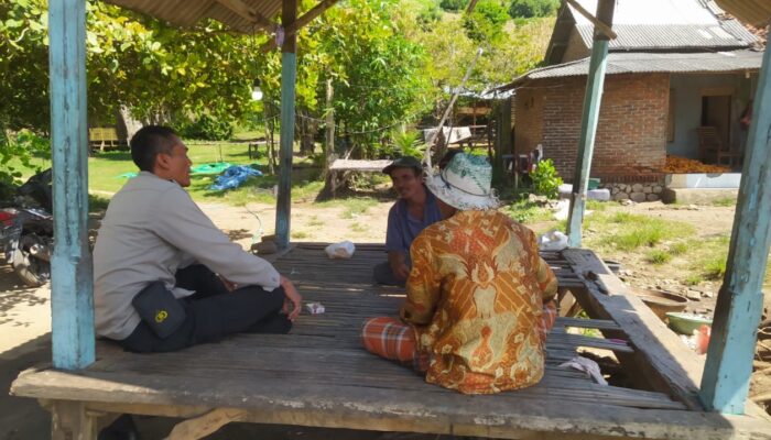 Polsek Sekotong Dorong Ketahanan Pangan Melalui Kegiatan DDS dan Silaturahmi