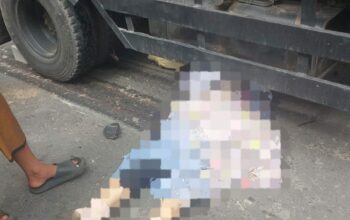 Sat Lantas Polres Loteng Olah TKP Laka Lantas di Pringgarata.