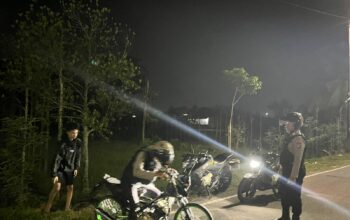 Aksi Balap Liar Diantisipasi Polres Lombok Barat, Satu Motor Diamankan