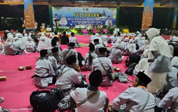 Kapolsek Gerung Pastikan Keamanan JCH Kloter 11 Lombok Barat