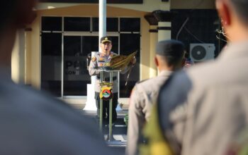 Upacara Harkitnas di Polres Lombok Barat, Teguhkan Nasionalisme dan Dedikasi