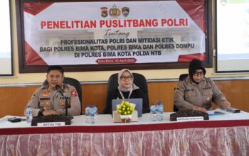 Puslitbang Polri Gelar Penelitian Profesionalitas dan Mitigasi Etik di Polres Bima Kota