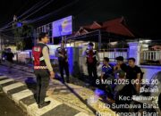 Pelihara Kamtibmas Tetap Kondusif, Sat Samapta Polres Sumbawa Barat Rutin Laksanakan Patroli Dialogis