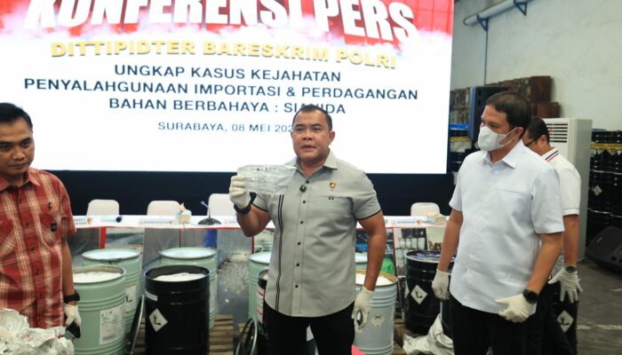 Kemendag RI Apresiasi Polri yang Berhasil Bongkar Perdagangan Ilegal Sianida di Jawa Timur