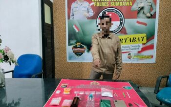 Miliki Puluhan Gram Sabu, Seorang Pria di Alas Diringkus Pihak Kepolisian