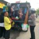 Sat Lantas Polres Bima Kota Berikan Himbauan Kamsetibcarlantas kepada Pengemudi Kendaraan Barang