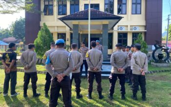 Kapolres Lombok Utara Sidak Polsek Gangga, Tegaskan Disiplin dan Larangan Penyalahgunaan Narkoba Serta Judi Online